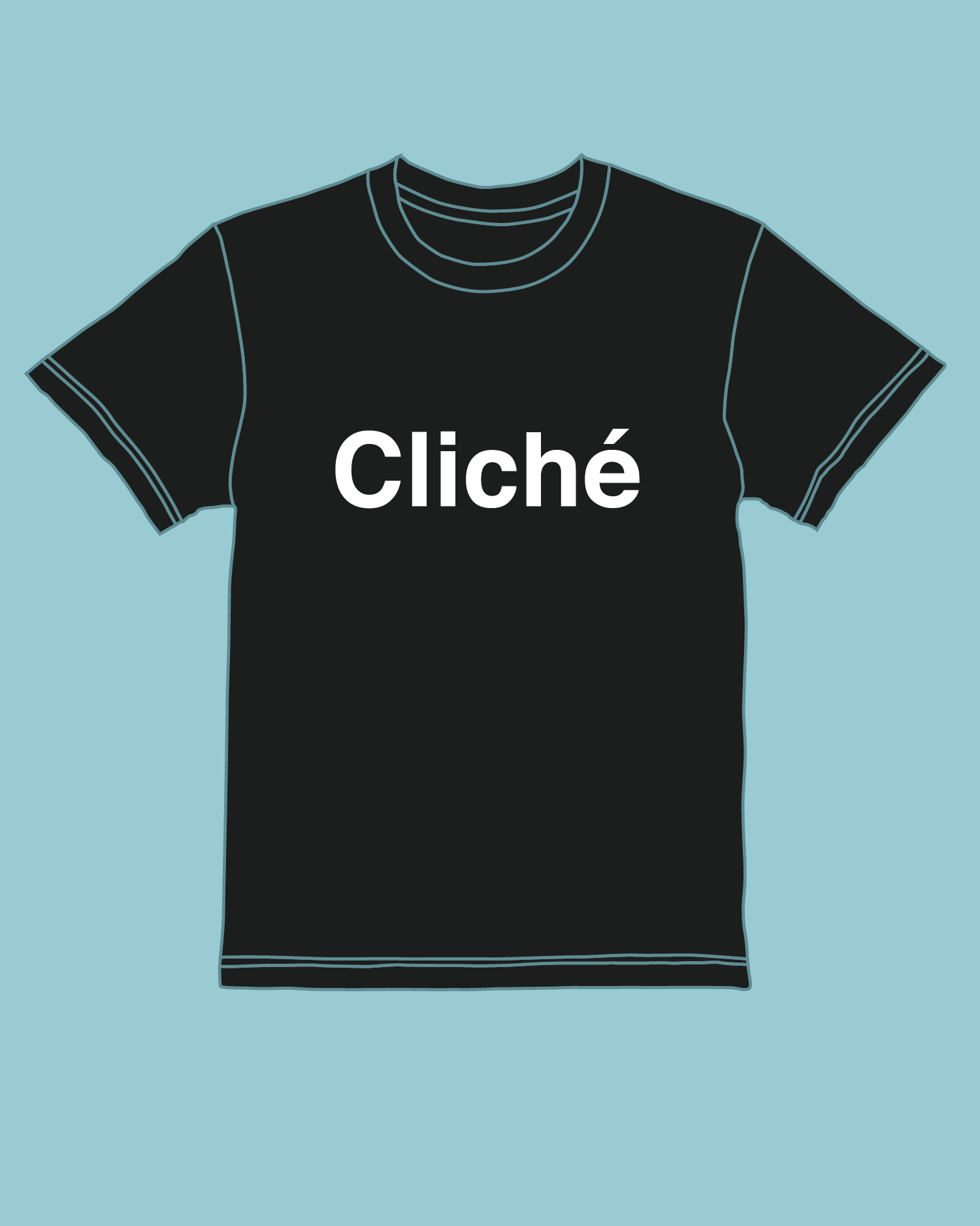 クリシェ Tシャツ M【ゆる言語学ラジオ 公式グッズ】