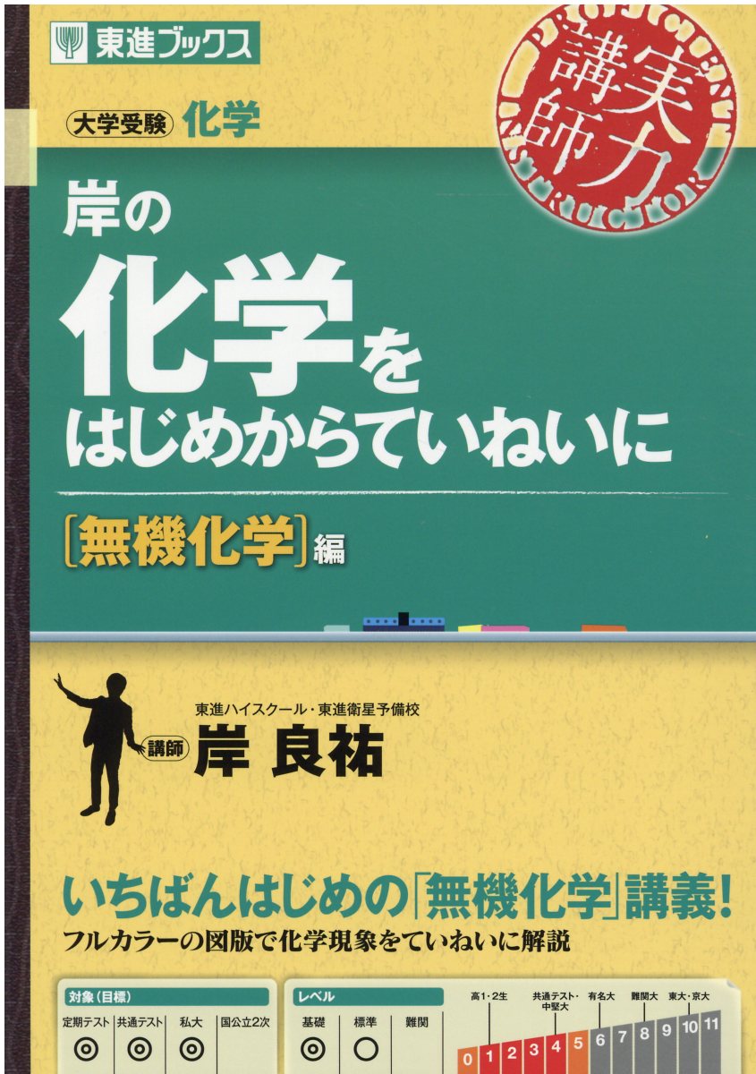 岸の化学をはじめからていねいに 無機化学編 (大学受験実力講... | 検索 | 古本買取のバリューブックス